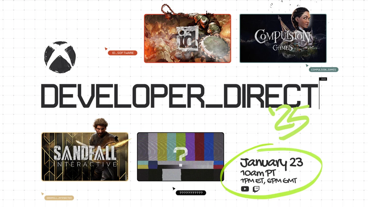 Xbox проведет Developer_Direct с DOOM: The Dark Ages и анонсом новой игры 23 января Xbox проведет Developer_Direct с DOOM: The Dark Ages и анонсом новой игры 23 января