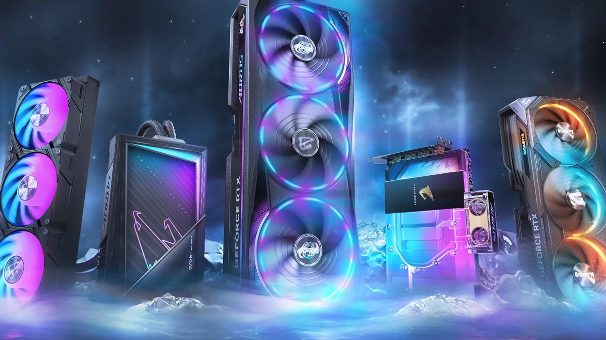 GIGABYTE представила свои версии NVIDIA GeForce RTX 50 — новинки холоднее и меньше предшественниц GIGABYTE представила свои версии NVIDIA GeForce RTX 50 — новинки холоднее и меньше предшественниц