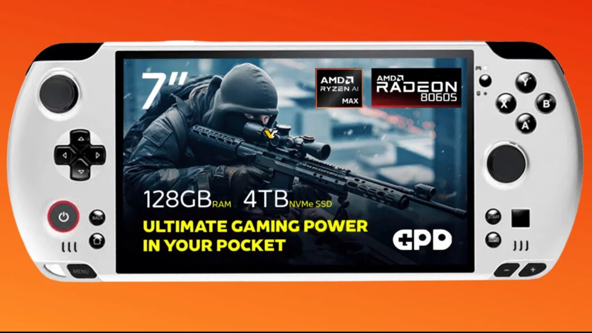 GPD WIN 5 Max — портативный монстр с Ryzen AI MAX+ 395 128 ГБ памяти обойдется в $2653