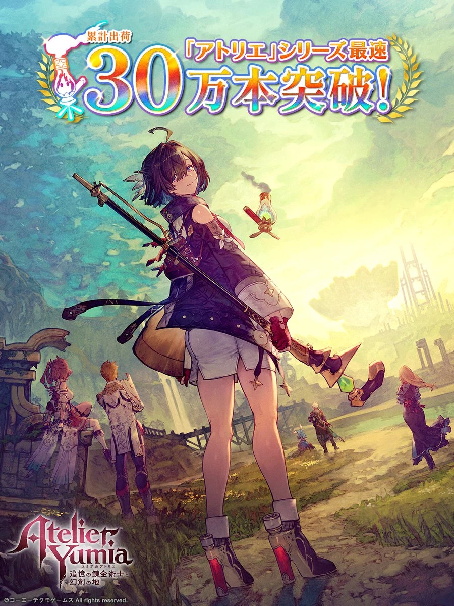 Нишевая JRPG Atelier Yumia продалась 300 000 копий и успешнее AC: Shadows в Японии