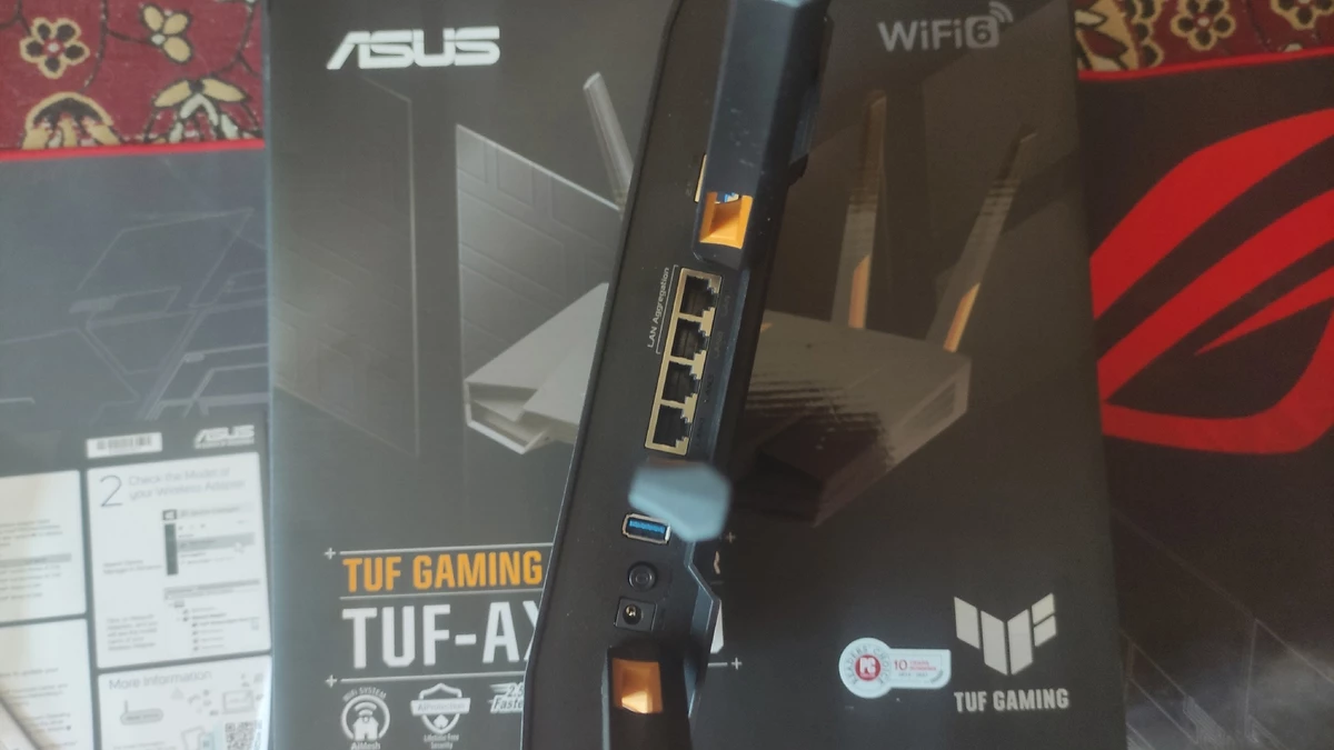 Обзор геймерского роутера ASUS TUF Gaming AX3000 V2 Обзор геймерского роутера ASUS TUF Gaming AX3000 V2