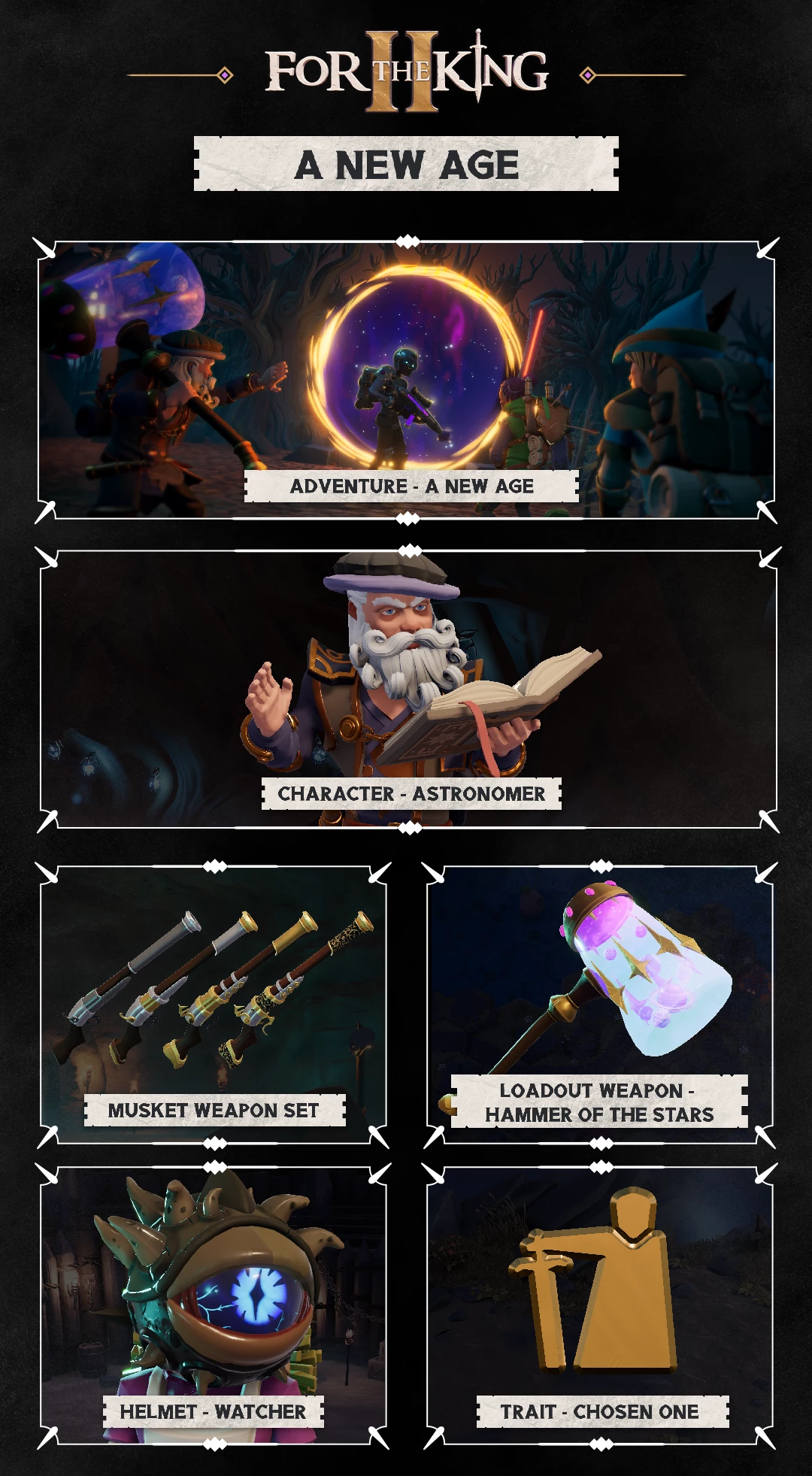 Пошаговая roguelite‑RPG For The King 2 получила масштабное обновление «A New Age»