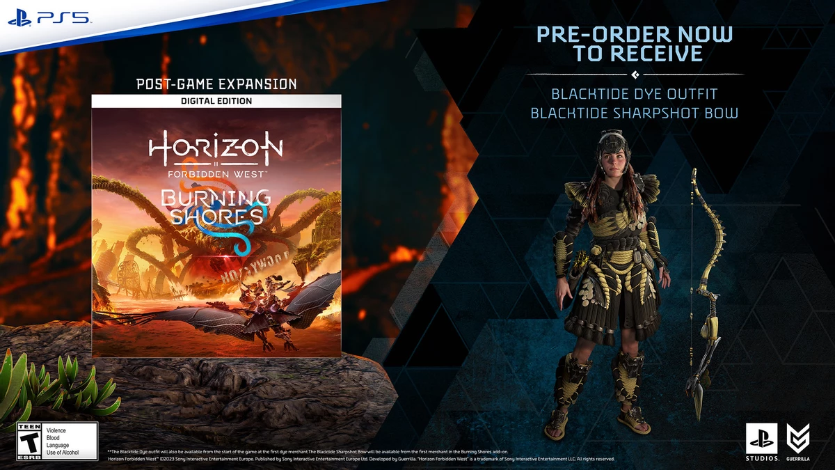Открыты предзаказы на дополнение Burning Shores для Horizon Forbidden West Открыты предзаказы на дополнение Burning Shores для Horizon Forbidden West