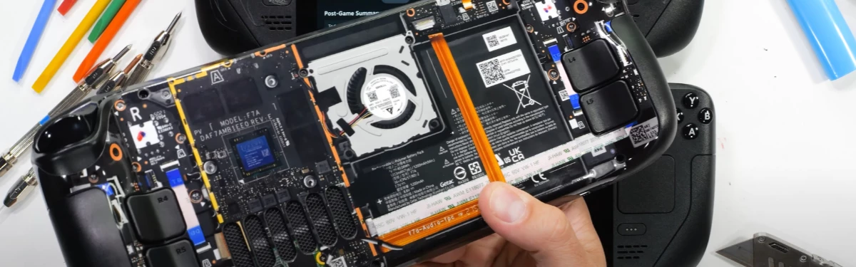 Огнем и металлом! Блогер с YouTube проверил Steam Deck на прочность и показал процесс в 5К Огнем и металлом! Блогер с YouTube проверил Steam Deck на прочность и показал процесс в 5К