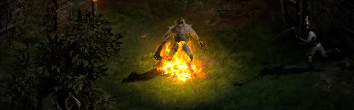 Друид в пятом ролике персонажей Diablo II: Resurrected Друид в пятом ролике персонажей Diablo II: Resurrected