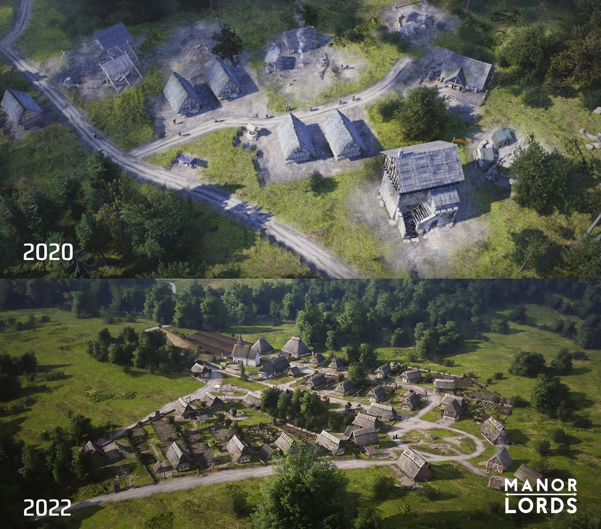 Прогресс Manor Lords за два года Прогресс Manor Lords за два года