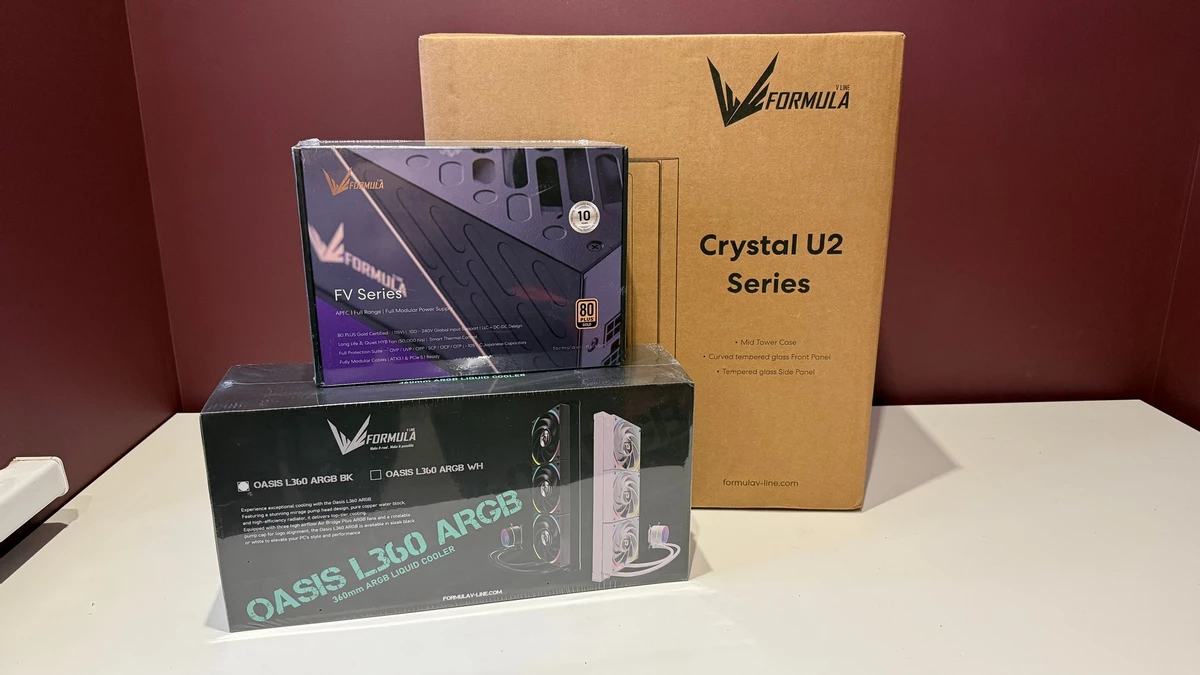 Собираем ПК с Formula Crystal U2 + Блок питания 1000W Formula FV-1000GM + Formula Oasis L360 Собираем ПК с Formula Crystal U2 + Блок питания 1000W Formula FV-1000GM + Formula Oasis L360
