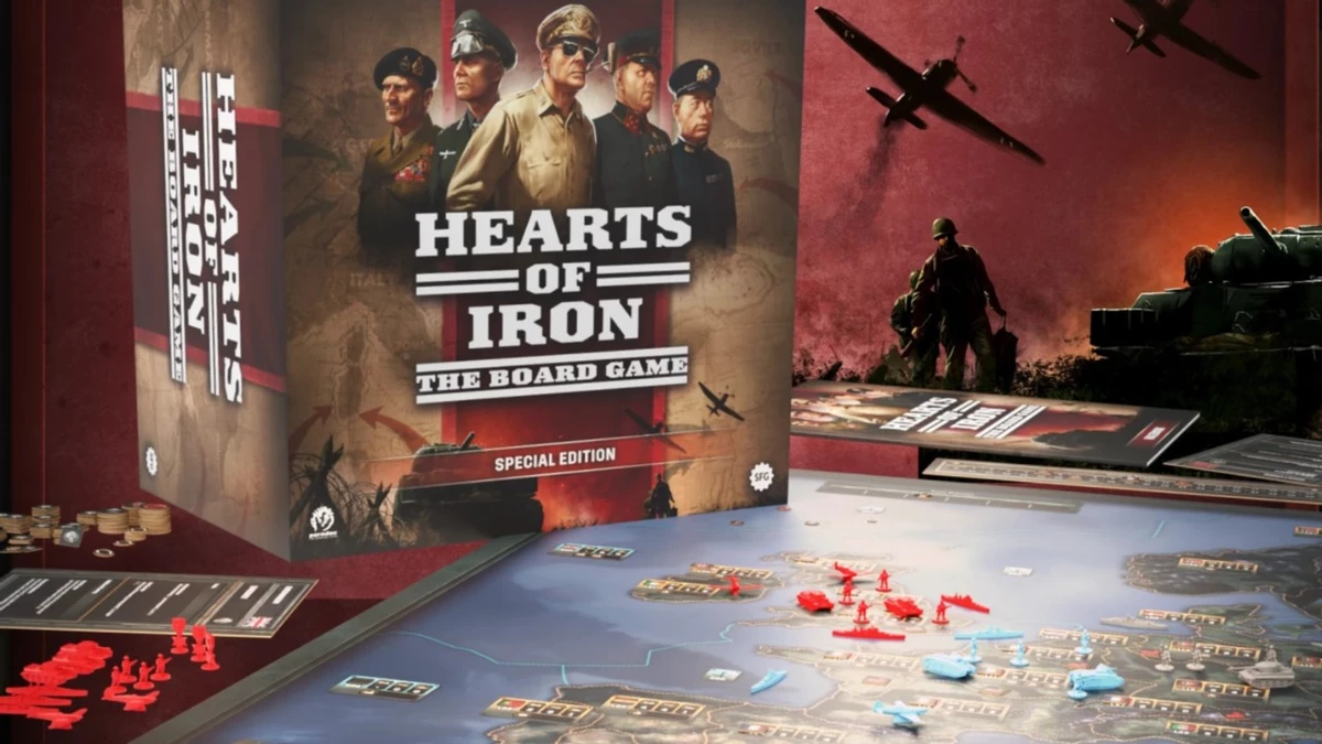 Настольная игра по стратегии Hearts of Iron собрала в 10 раз больше требуемой суммы Настольная игра по стратегии Hearts of Iron собрала в 10 раз больше требуемой суммы