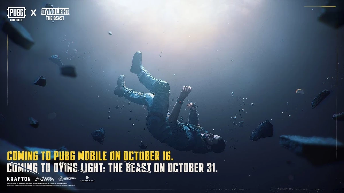 PUBG Mobile и Dying Light: The Beast объединяются в новом кроссовере PUBG Mobile и Dying Light: The Beast объединяются в новом кроссовере