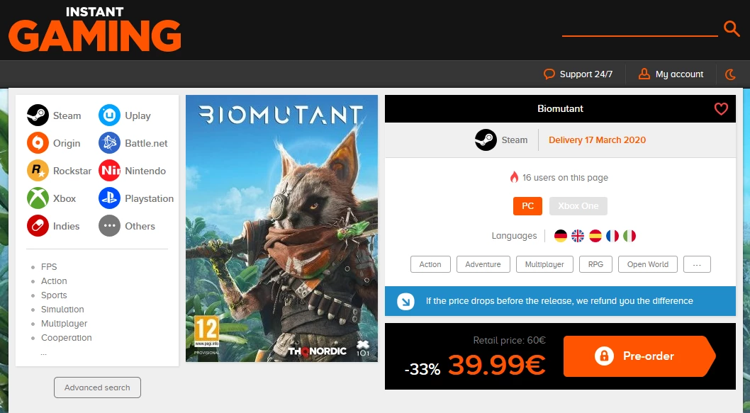 Слух: Biomutant - Возможная дата выхода ПК-версии игры Слух: Biomutant - Возможная дата выхода ПК-версии игры