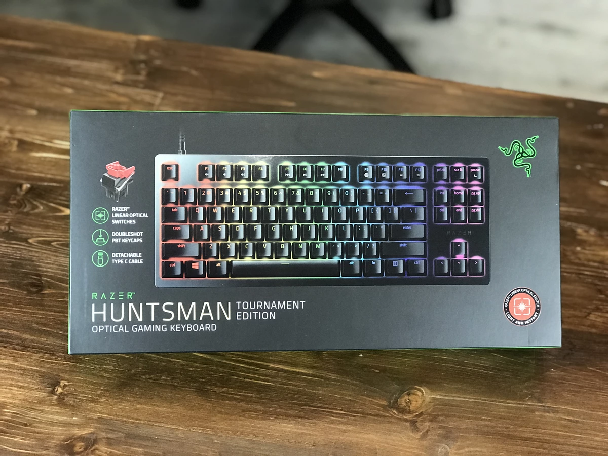 Razer Huntsman Tournament Edition: игровая клавиатура с оптическими переключателями для киберспорта Razer Huntsman Tournament Edition: игровая клавиатура с оптическими переключателями для киберспорта