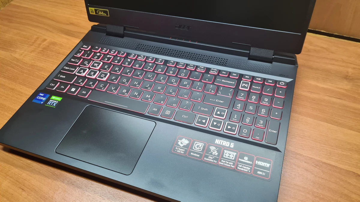Обзор игрового ноутбука Nitro 5 от Acer c Core i7-12700H и мобильной RTX 3060 Обзор игрового ноутбука Nitro 5 от Acer c Core i7-12700H и мобильной RTX 3060