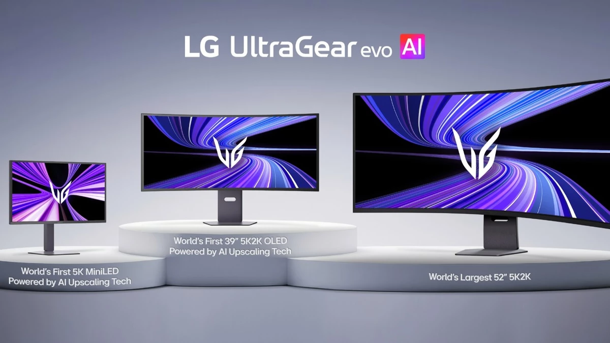 LG представила линейку игровых мониторов UltraGear evo от 27 до 52 дюймов