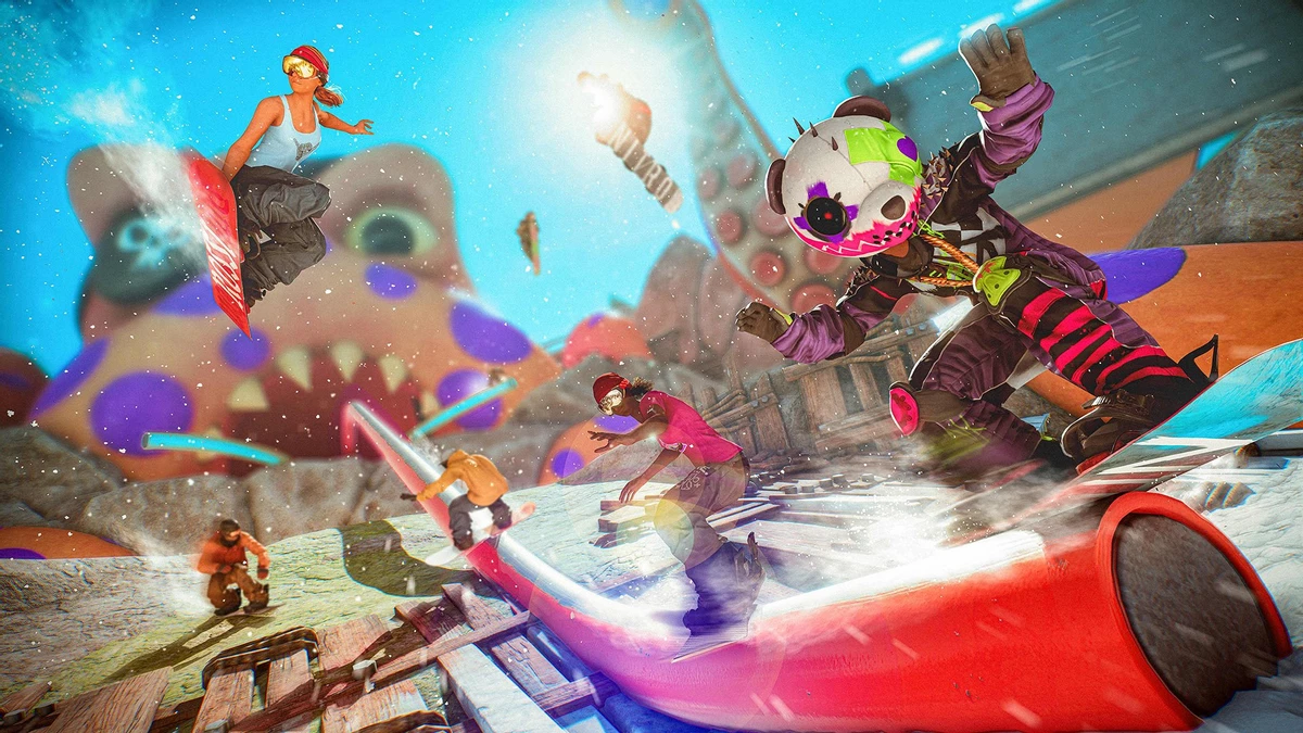 Вышла спортивная игра Riders Republic Вышла спортивная игра Riders Republic