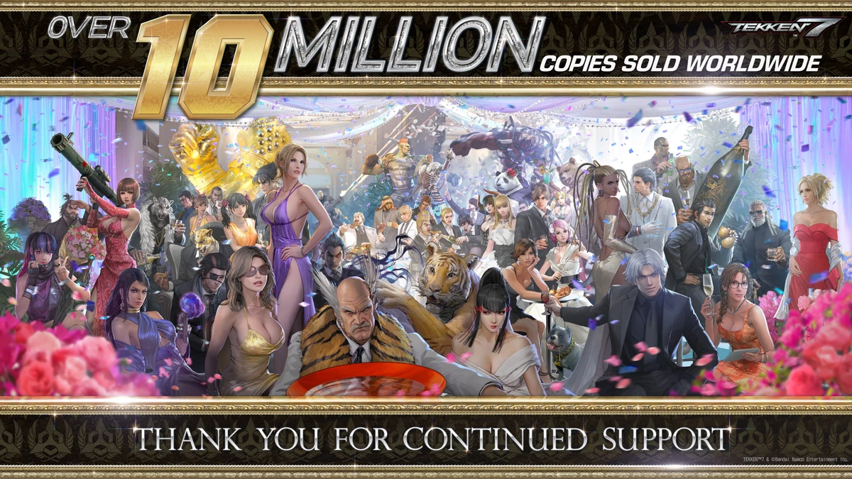 Продажи Tekken 7 превысили 10 миллионов копий Продажи Tekken 7 превысили 10 миллионов копий