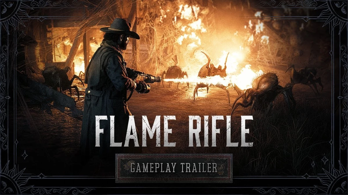 Crytek представила огнеметную винтовку в новом трейлере Hunt: Showdown 1896