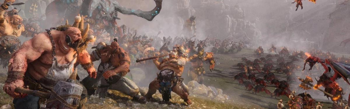 Разработчики Total War: WARHAMMER III представили Королевства Огров Разработчики Total War: WARHAMMER III представили Королевства Огров