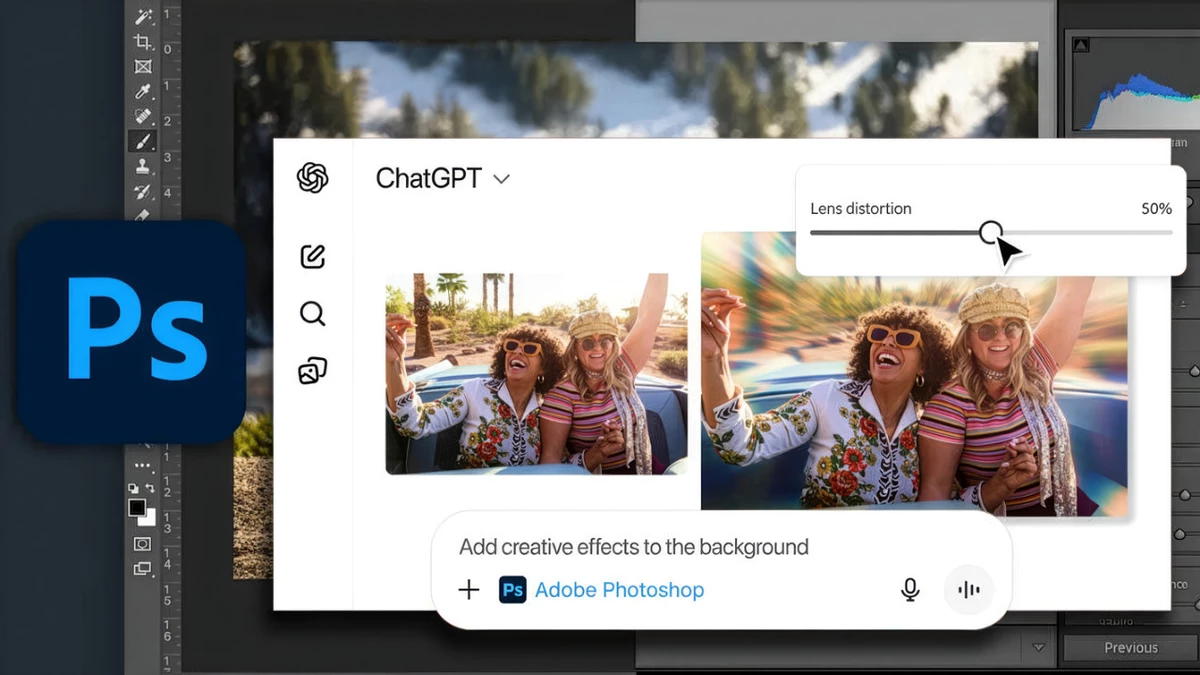 Photoshop и другой софт Adobe интегрирован в ChatGPT Photoshop и другой софт Adobe интегрирован в ChatGPT