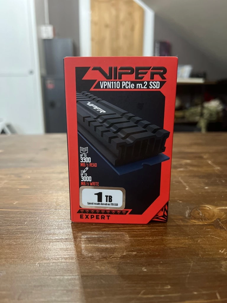 Твердотельный накопитель Patriot Memory Viper 1000 ГБ M.2 VPN110-1TBM28H Твердотельный накопитель Patriot Memory Viper 1000 ГБ M.2 VPN110-1TBM28H