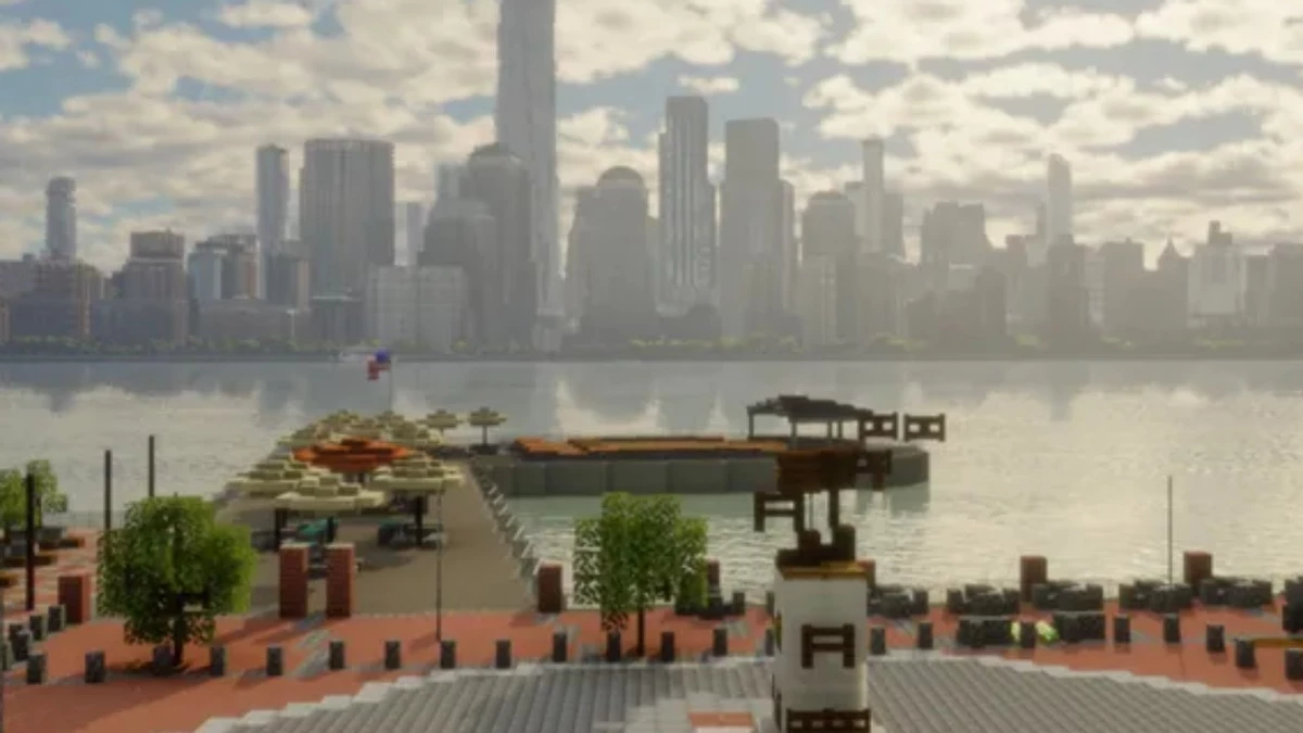 Нью-Йорк в Minecraft — 5 лет стройки и 50 000 зданий в масштабе 1:1