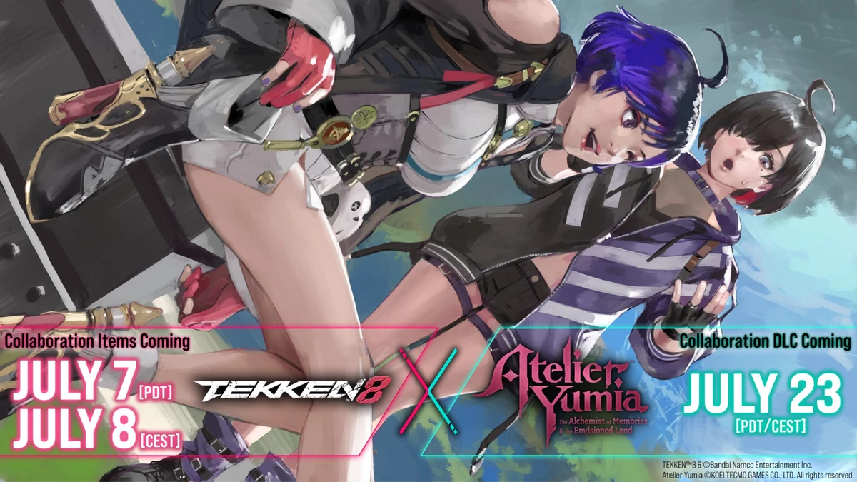 Стала известна дата коллаборации TEKKEN 8 и Atelier Yumia для обеих игр Стала известна дата коллаборации TEKKEN 8 и Atelier Yumia для обеих игр