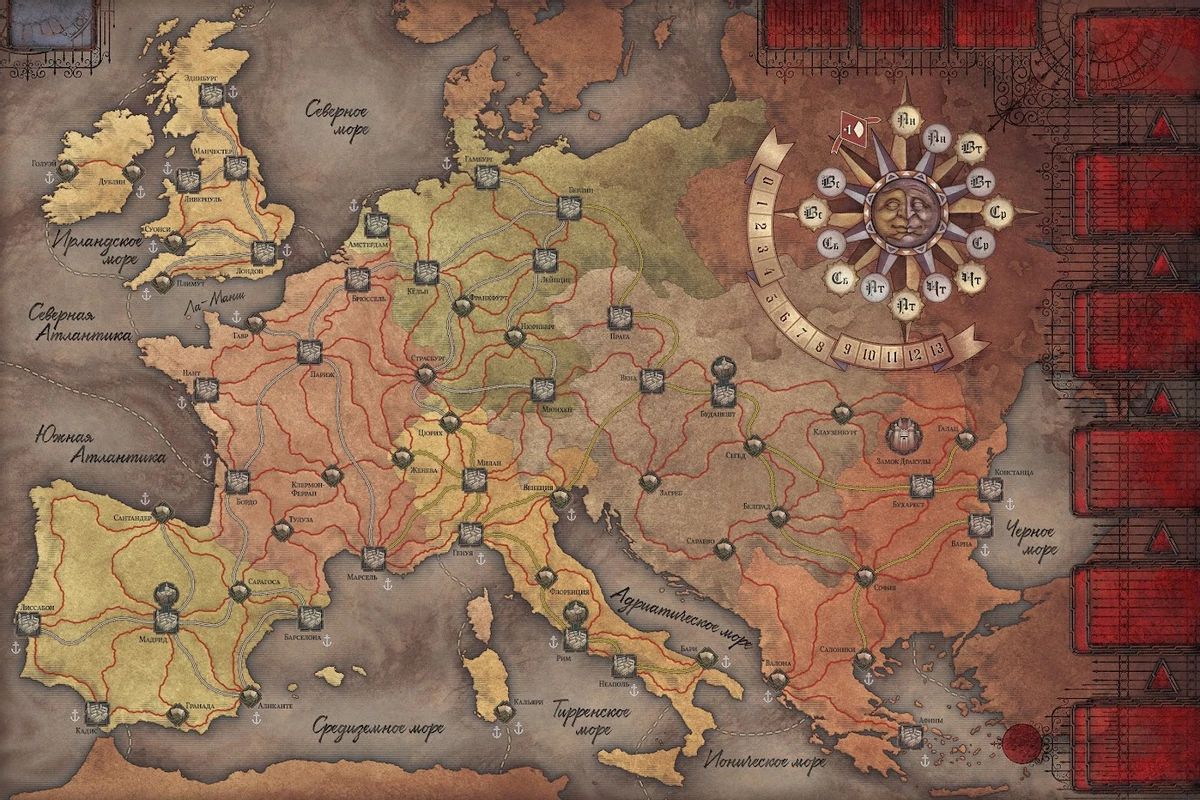 Ярость Дракулы. Третья редакция — великолепная настольная игра-охота, где непонятно, кто дичь, а кто охотник Ярость Дракулы. Третья редакция — великолепная настольная игра-охота, где непонятно, кто дичь, а кто охотник