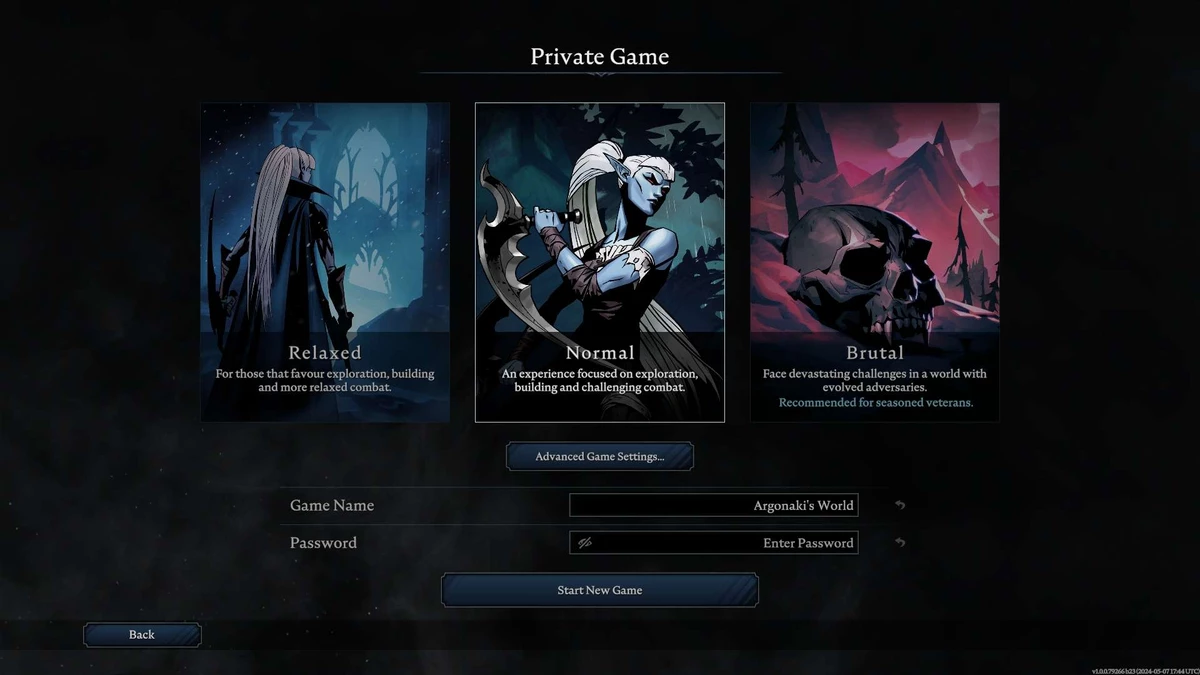 Выбор уровня сложности Выбор уровня сложности