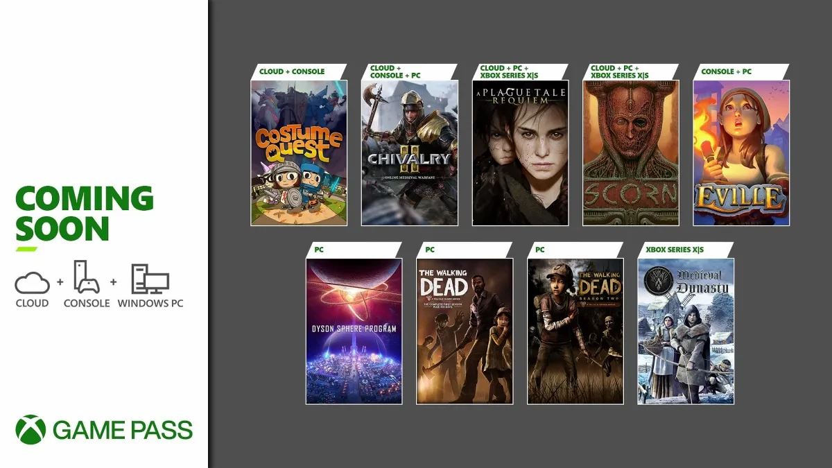 A Plague Tale: Requiem, Scorn и еще 7 игр появятся в Xbox Game Pass в октябре A Plague Tale: Requiem, Scorn и еще 7 игр появятся в Xbox Game Pass в октябре