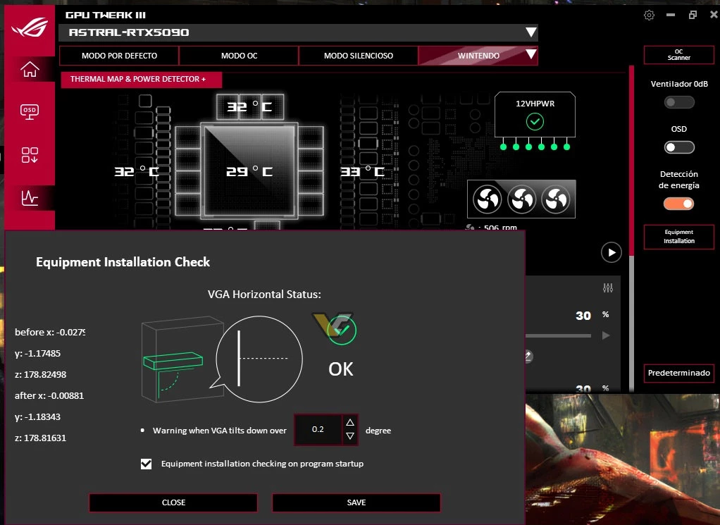 В ASUS GeForce RTX 50 ROG Astral есть гироскоп и акселерометр для защиты от провисания В ASUS GeForce RTX 50 ROG Astral есть гироскоп и акселерометр для защиты от провисания