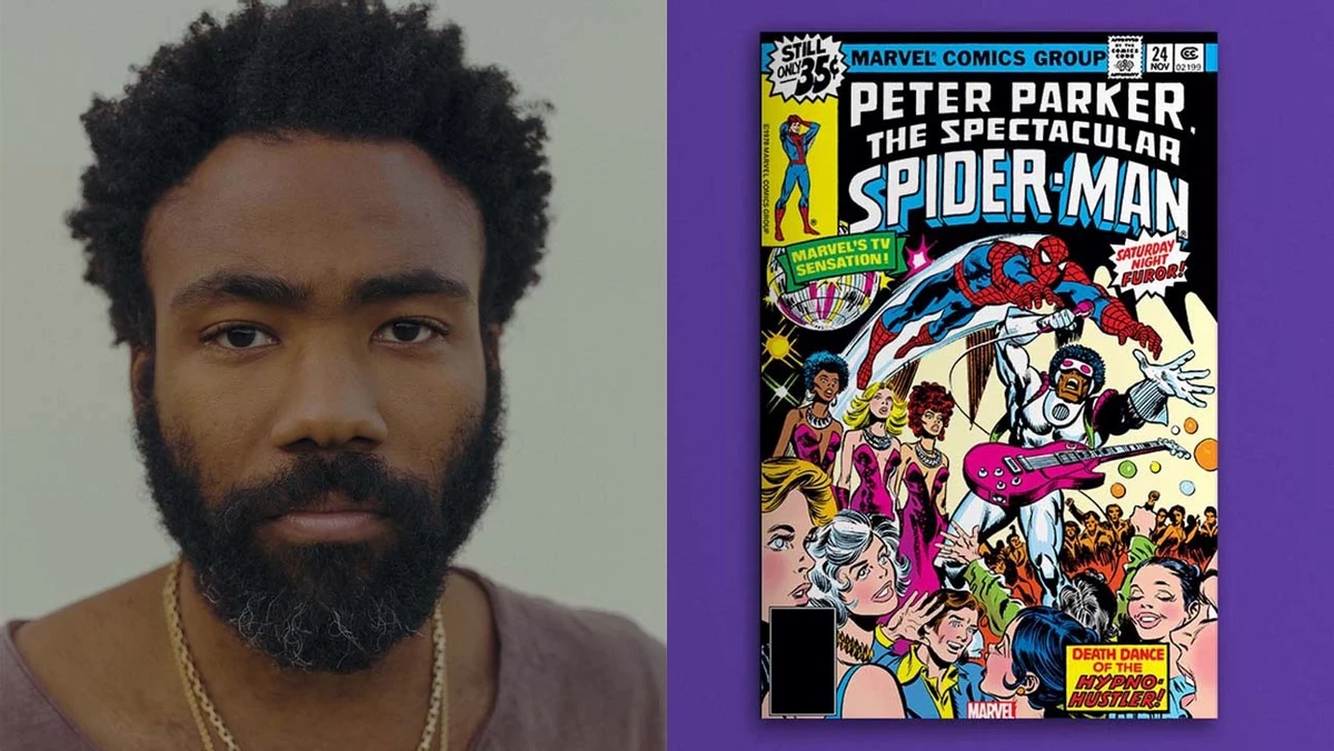 Дональд Гловер и первое появление Гипно-Хастлера (фото — Ибра Аке/Marvel) Дональд Гловер и первое появление Гипно-Хастлера (фото — Ибра Аке/Marvel)