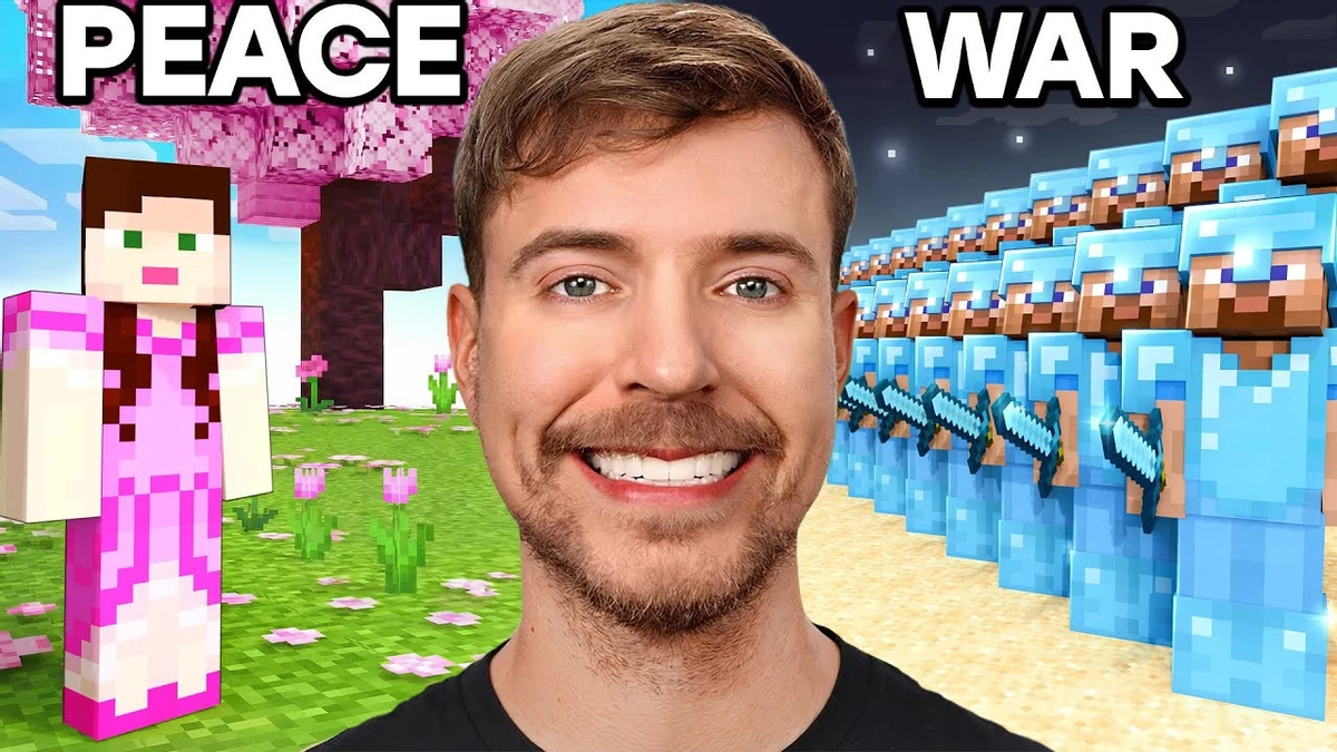 MrBeast устроил челендж по Minecraft: победили русские хакеры, которые прикидывались девушками