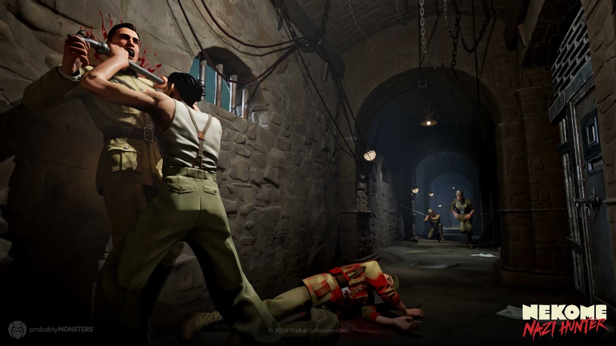 Состоялся анонс Nekome: Nazi Hunter — экшена про цыгана, вырезающего нацистов