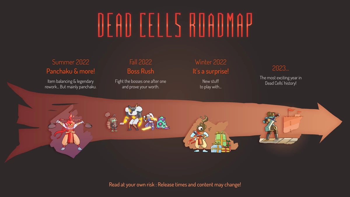 Dead Cells получила новую дорожную карту на вторую половину 2022 Dead Cells получила новую дорожную карту на вторую половину 2022