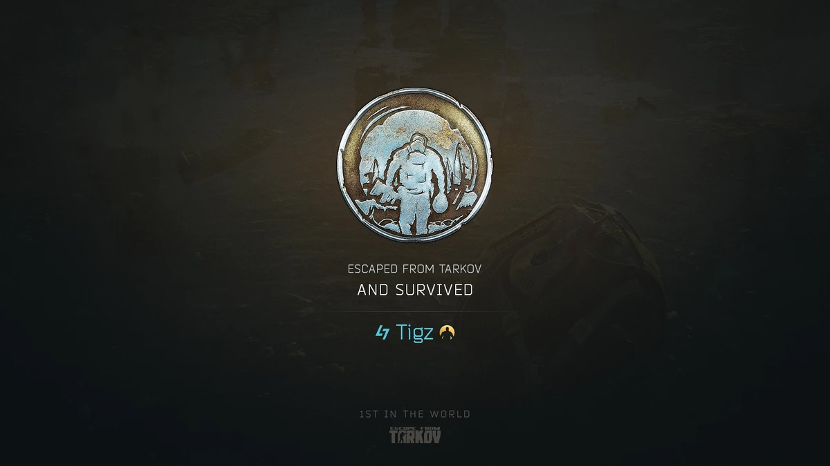 Стример Escape from Tarkov под ником Tigz стал первым игроком, сбежавшим из Таркова 