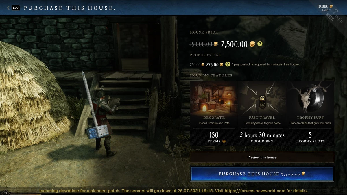 New World – Руководство для новичка. Личный лагерь и домовладение New World – Руководство для новичка. Личный лагерь и домовладение