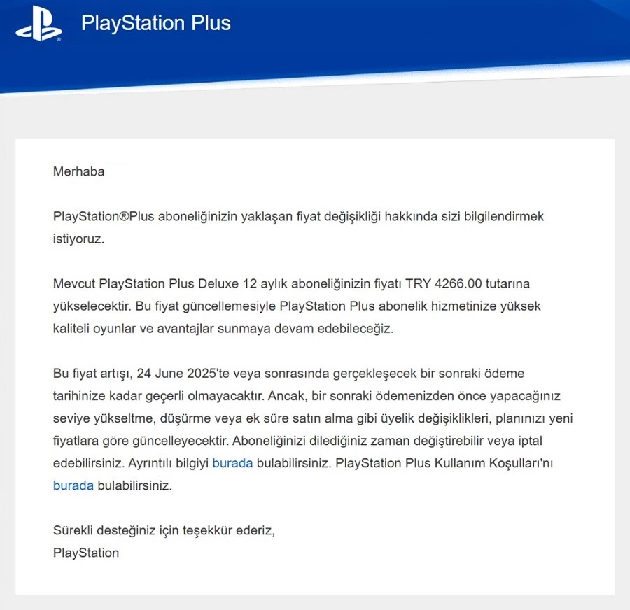 Сегодня PlayStation Plus подорожает в Турции на 56% — платить придется до ₽9250 за год