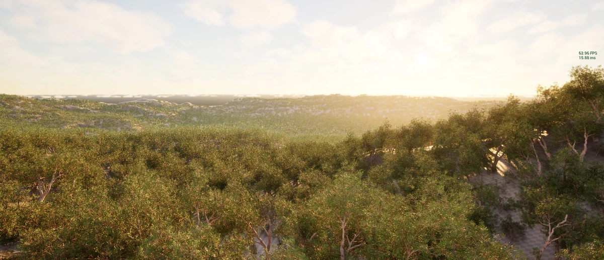 Леса с Unreal Engine 5.7 стали красивее и вдвое проще для рендера — FPS растет на глазах