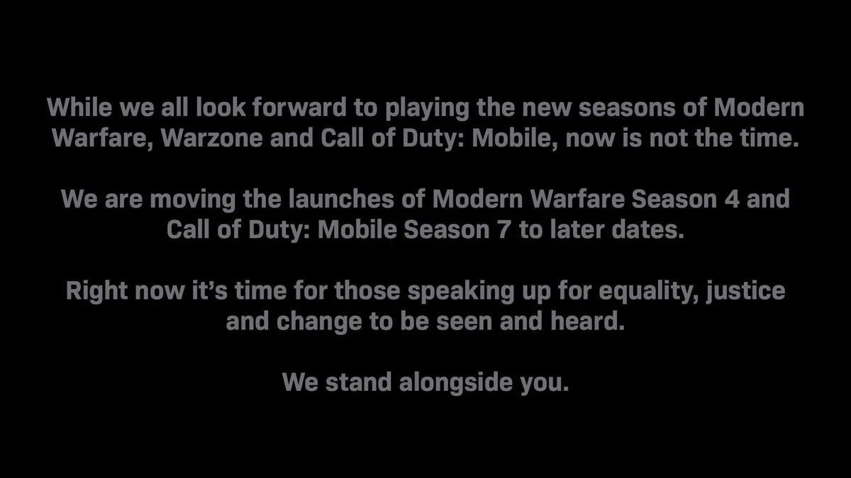 Call of Duty: Modern Warfare - Старт четвертого сезона был отложен Call of Duty: Modern Warfare - Старт четвертого сезона был отложен