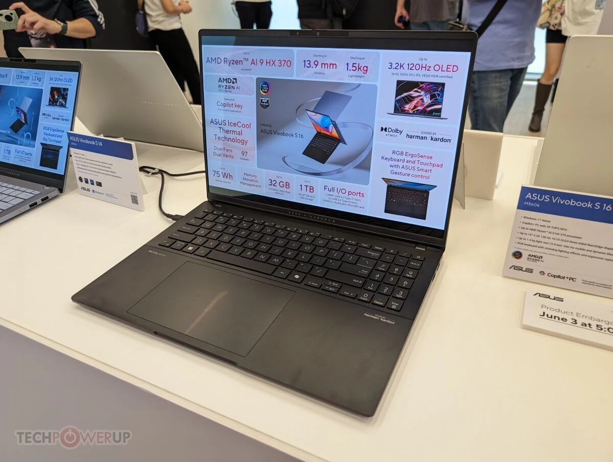Новые ноутбуки ASUS с AMD Ryzen AI, Snapdragon X и Intel Core Ultra с Computex 2024 Новые ноутбуки ASUS с AMD Ryzen AI, Snapdragon X и Intel Core Ultra с Computex 2024