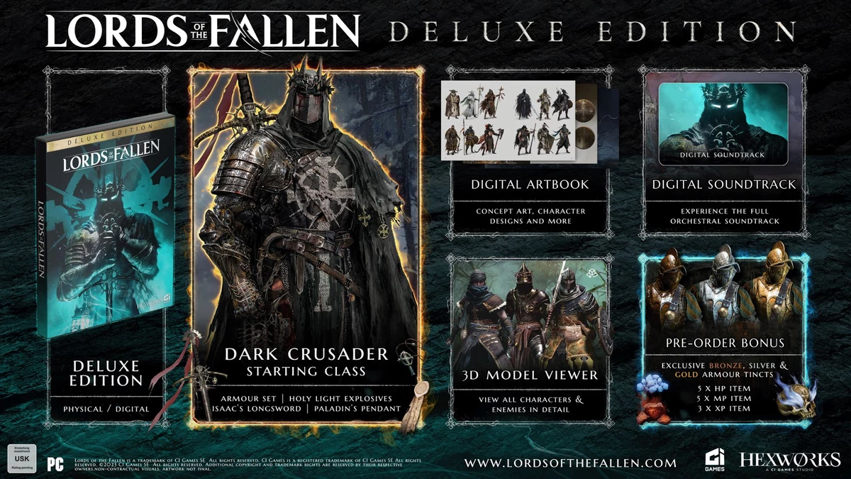 Экшен-RPG Lords of the Fallen на UE5 выйдет в октябре Экшен-RPG Lords of the Fallen на UE5 выйдет в октябре