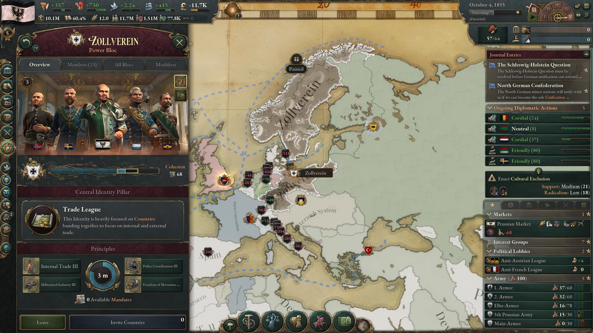 Обзор дополнения Сфера влияния для  Victoria 3: Большая игра Российской империи против англичанки