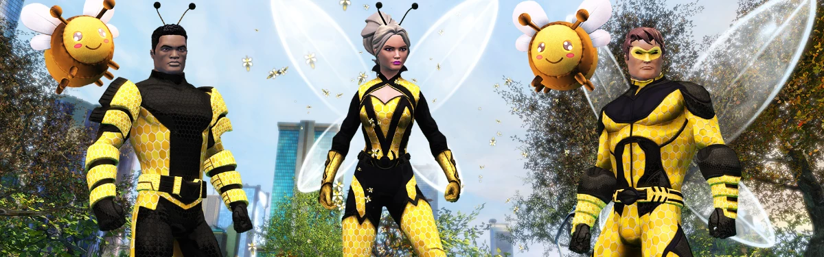 DC Universe Online - Костюмы пчелок с сезонным ивентом “Springtime” DC Universe Online - Костюмы пчелок с сезонным ивентом “Springtime”