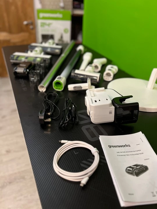 Время уборки, геймер! Обзор пылесоса GREENWORKS G24SVK4D Время уборки, геймер! Обзор пылесоса GREENWORKS G24SVK4D
