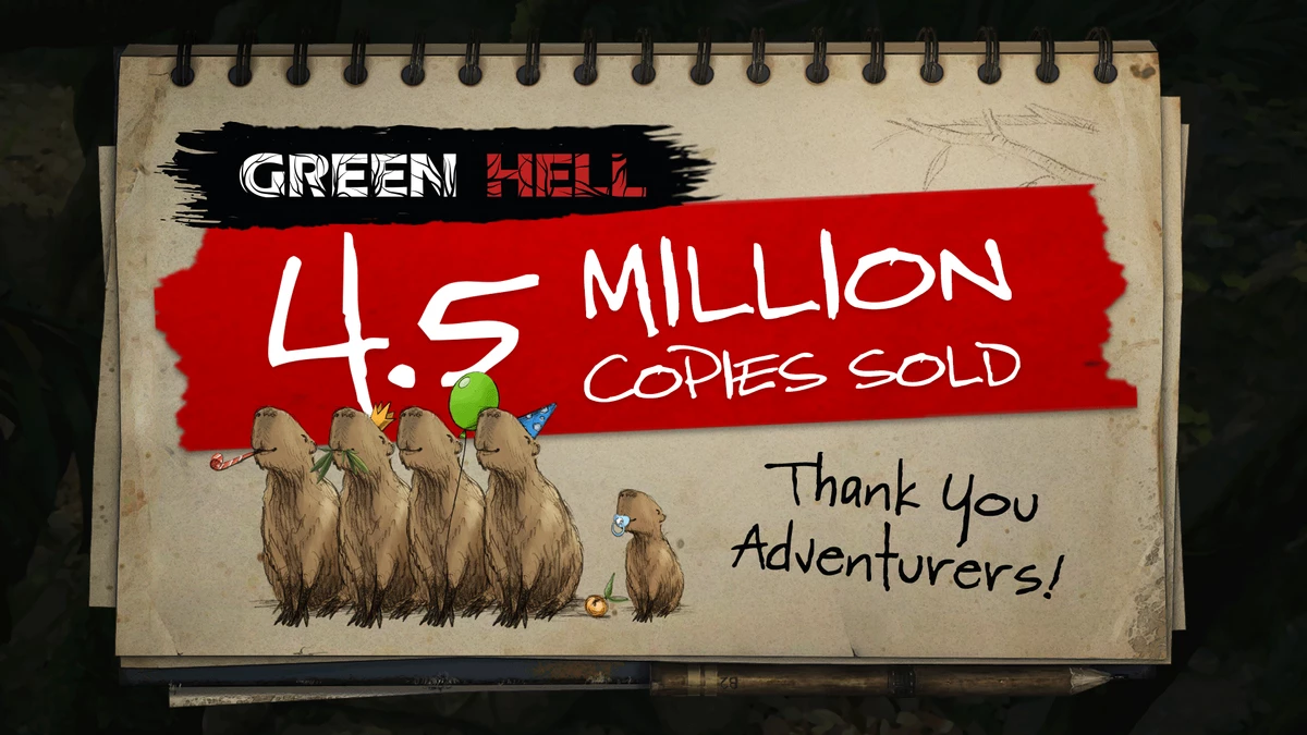 В выживач Green Hell уже сыграло более 4,5 миллиона человек В выживач Green Hell уже сыграло более 4,5 миллиона человек