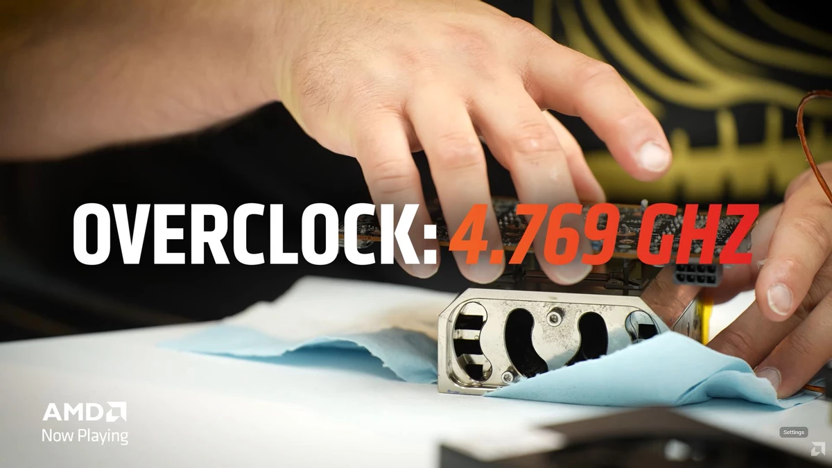 Почти 5 ГГц на видеокарте — Radeon RX 9060 XT установила абсолютный мировой рекорд разгона