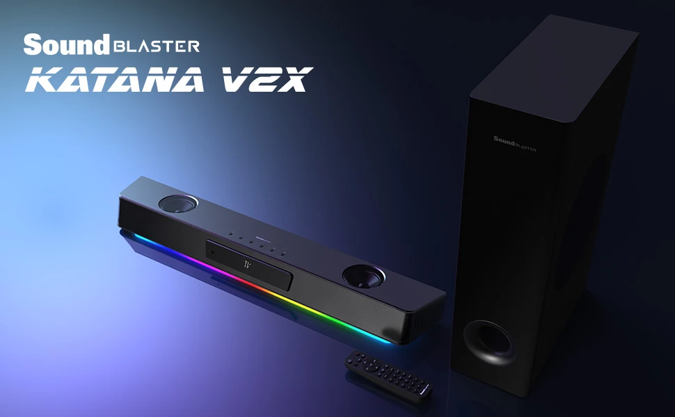 Обзор Creative Sound Blaster Katana V2X — ультимативная звуковая панель для геймеров Обзор Creative Sound Blaster Katana V2X — ультимативная звуковая панель для геймеров