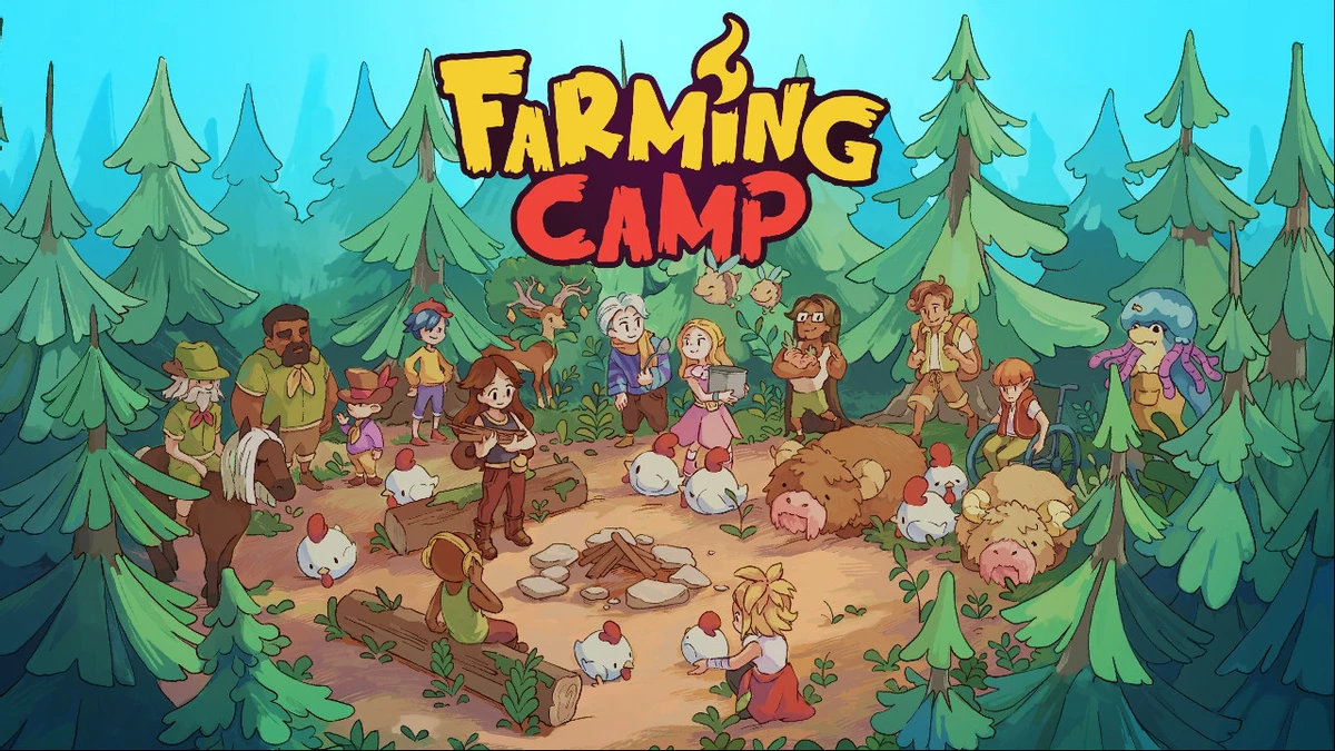 Анонсирована еще одна уютная ферма — пиксельная Farming Camp для ПК и консолей