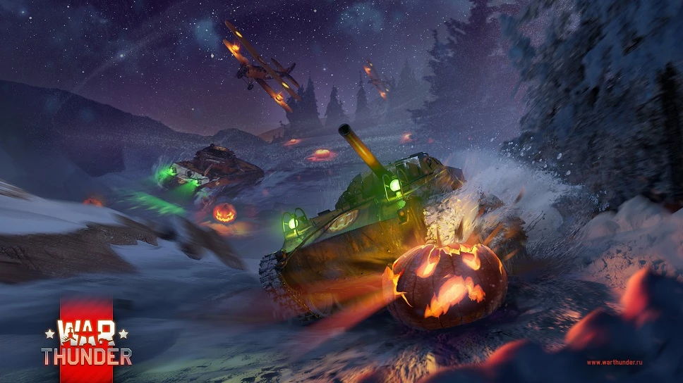 По случаю Хэллоуина в War Thunder проходят гонки на танках и самолетах По случаю Хэллоуина в War Thunder проходят гонки на танках и самолетах