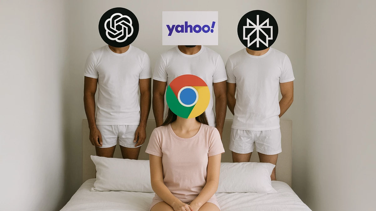 Акулы OpenAI, Perplexity и Yahoo почуяли кровь раненого кита Google — началась охота на Chrome Акулы OpenAI, Perplexity и Yahoo почуяли кровь раненого кита Google — началась охота на Chrome