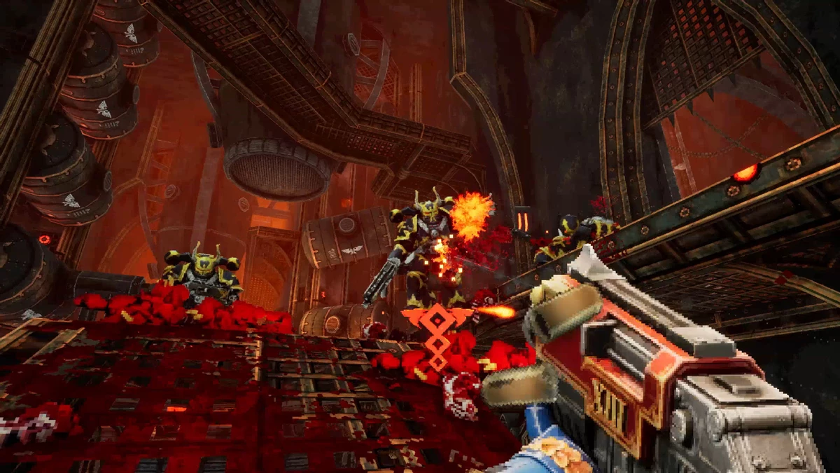 Бравый космодесантник перемалывает еретиков и демонов на кебаб — обзор Warhammer 40,000: Boltgun Бравый космодесантник перемалывает еретиков и демонов на кебаб — обзор Warhammer 40,000: Boltgun